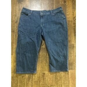 Riders By Lee Denim Capri Pants Cropped Jeans Women's Size 22w